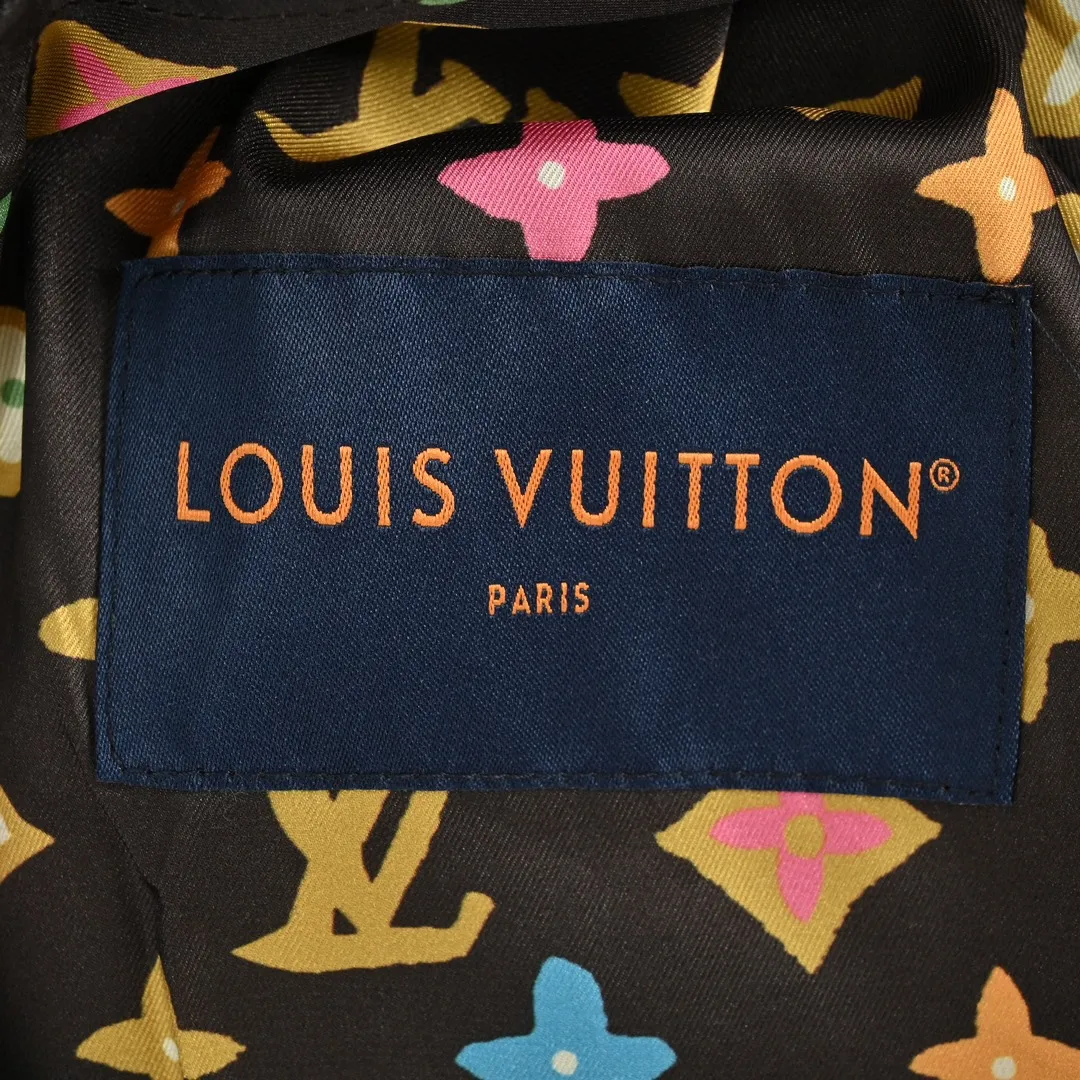 Louis Vuitton & Tyler 24Fw Floral Removable Lamb Fleece Collar Jacket Jacket